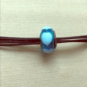 Blue pandora charm